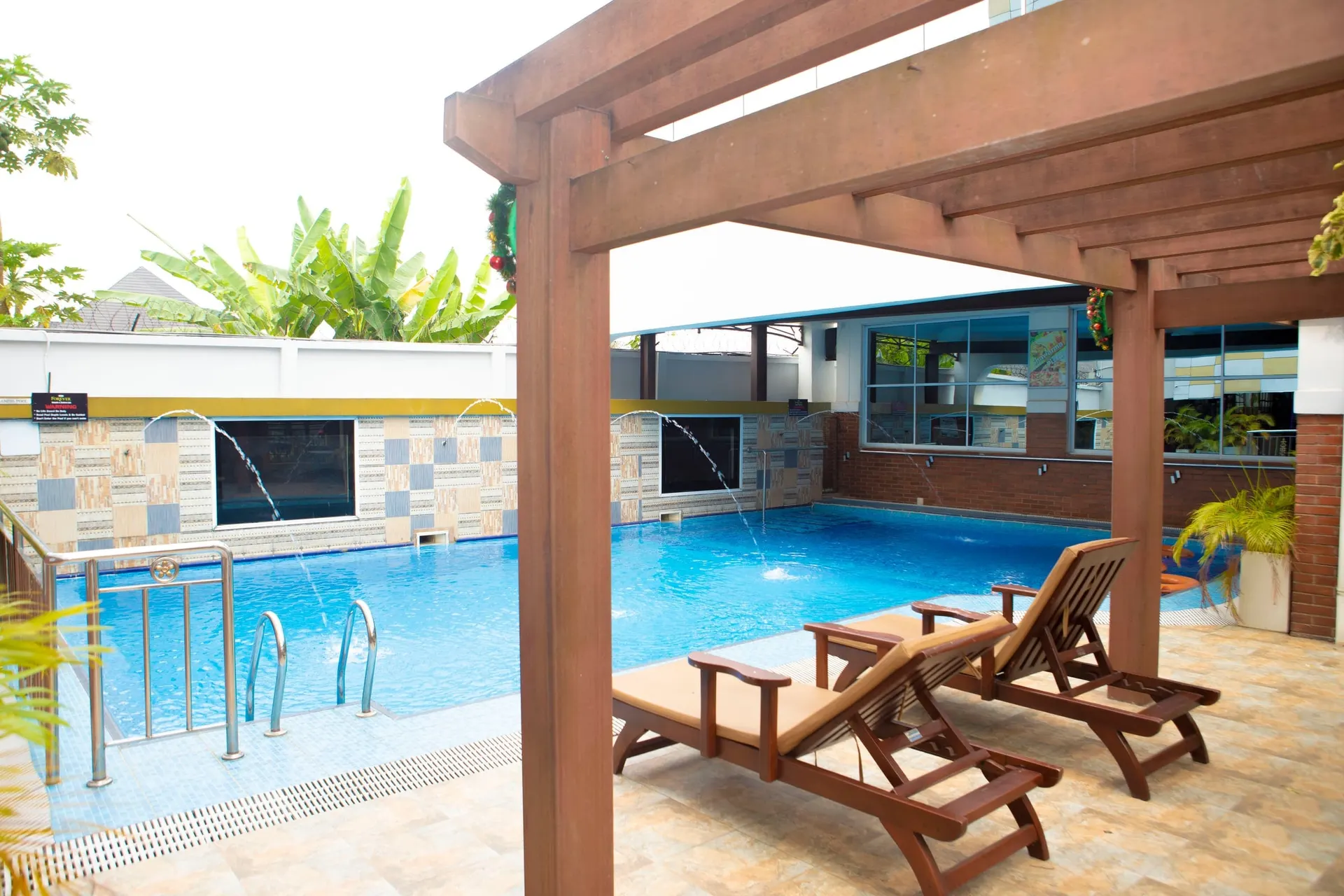 The pool at Forever Hotels & Suites